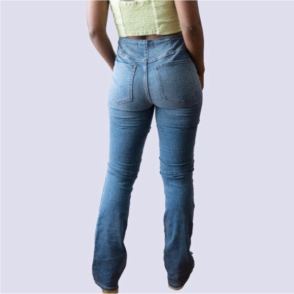 Free People 27 High Waist Flare bottom Jenny Jeans - Picture 6 of 7